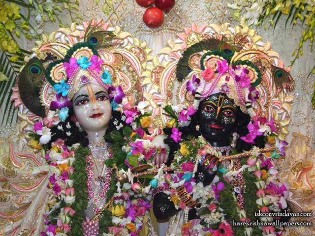 Sri Sri Krishna Balaram Close up Wallpaper (002)