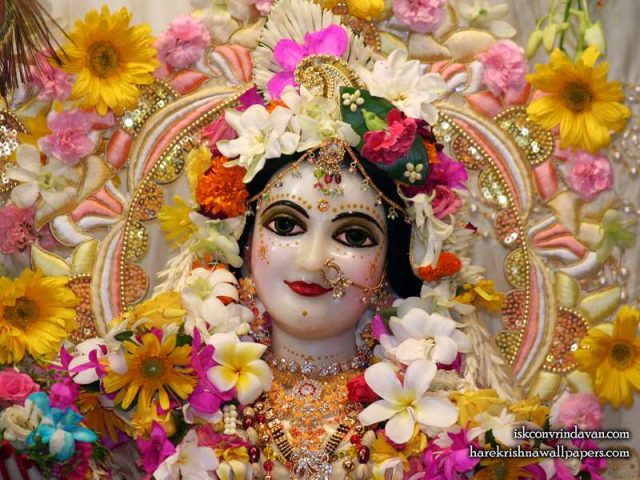 Sri Radha Close up Wallpaper (009)