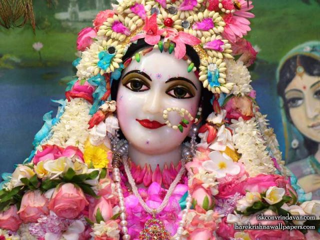 Sri Radha Close up Wallpaper (013)