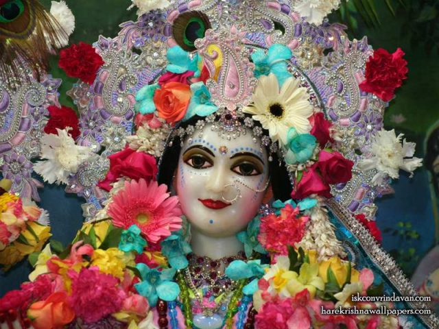 Sri Radha Close up Wallpaper (015)