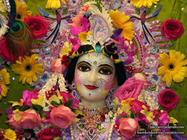 Sri Radha Close up Wallpaper (016)