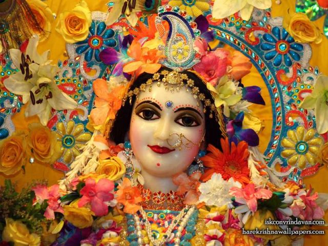 Sri Radha Close up Wallpaper (018)