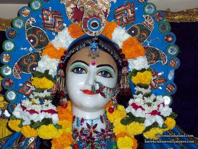 Sri Radha Close up Wallpaper (002)