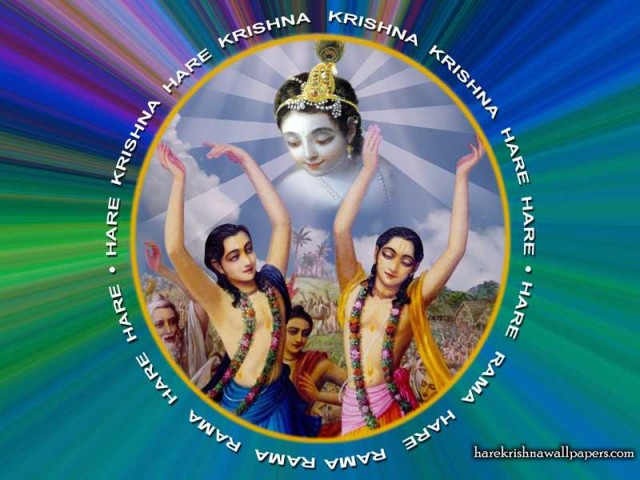 Chant Hare Krishna Mahamantra Wallpaper (003)