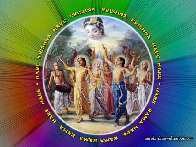 Chant Hare Krishna Mahamantra Wallpaper (008)