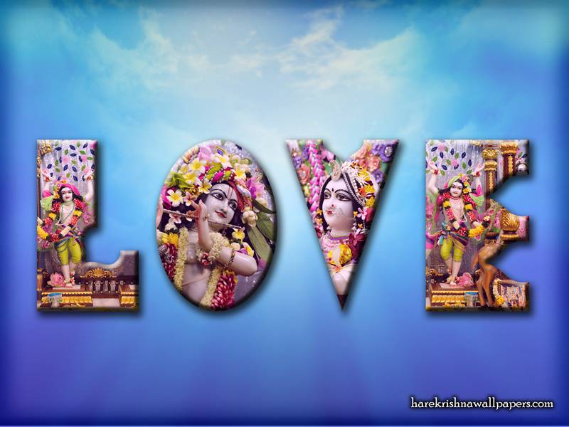 Valentine Day Wallpaper engraved in LOVE | Hare Krishna Wallpapers