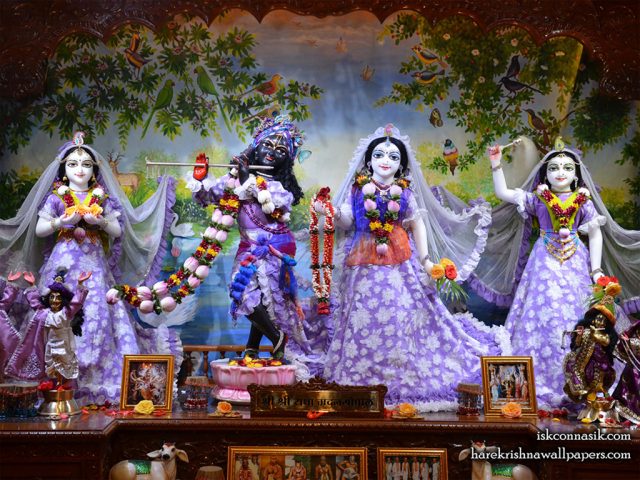 Sri Sri Radha Madan Gopal Lalita Vishakha Wallpaper (002) Size 1024×768 Download