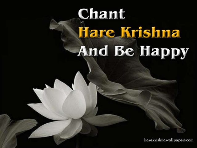 Chant Hare Krishna and be happy Wallpaper (010)