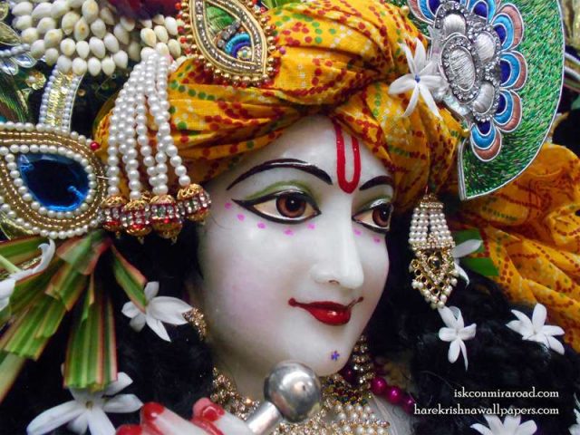 Sri Giridhari Close up Wallpaper (016)