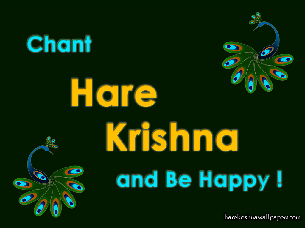 Chant Hare Krishna and be happy Wallpaper (006) Size 1024x768 Download