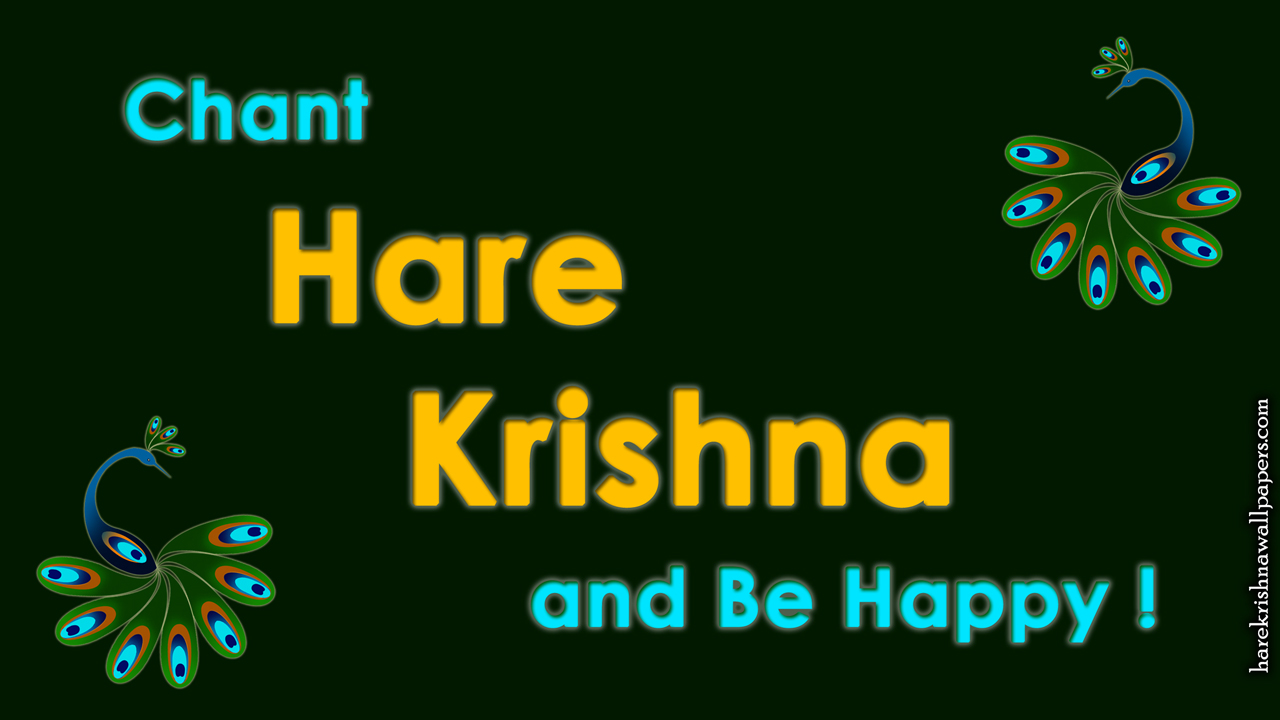 Chant Hare Krishna and be happy Wallpaper (006) Size1280x720 Download