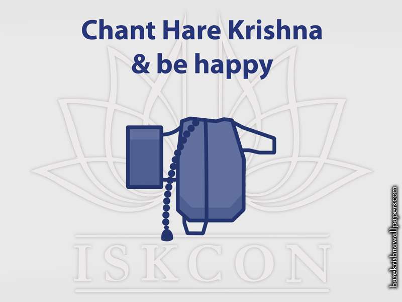 Chant Hare Krishna and be happy Wallpaper (009)