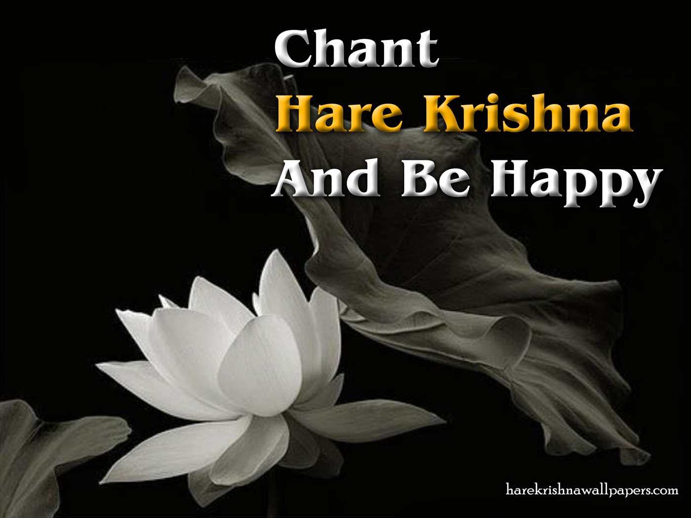 Chant Hare Krishna and be happy Wallpaper (010) Size 1400x1050 Download