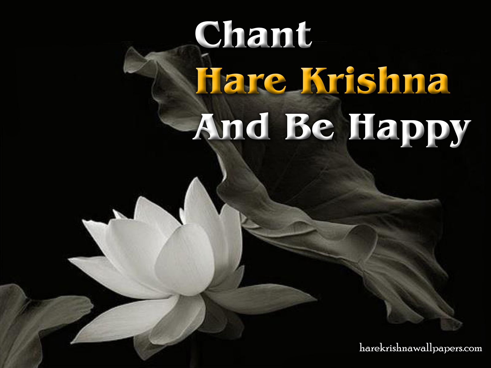Chant Hare Krishna and be happy Wallpaper (010) Size1600x1200 Download