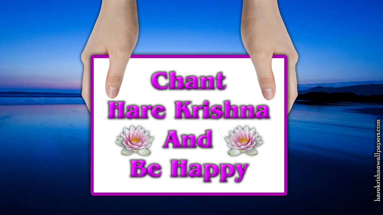 Chant Hare Krishna and be happy Wallpaper (011) Size1280x720 Download