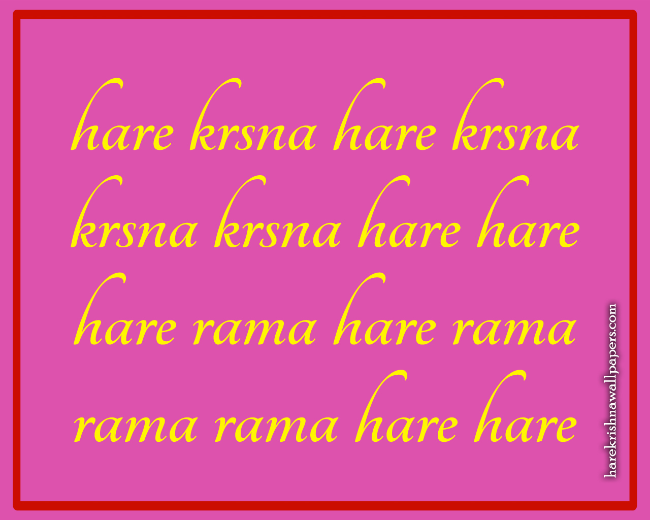 Chant Hare Krishna Mahamantra Wallpaper (016) Size 1280x1024 Download