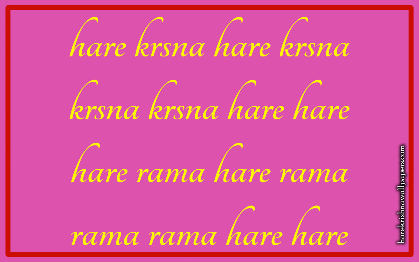 Chant Hare Krishna Mahamantra Wallpaper (016) Size 1440x900 Download