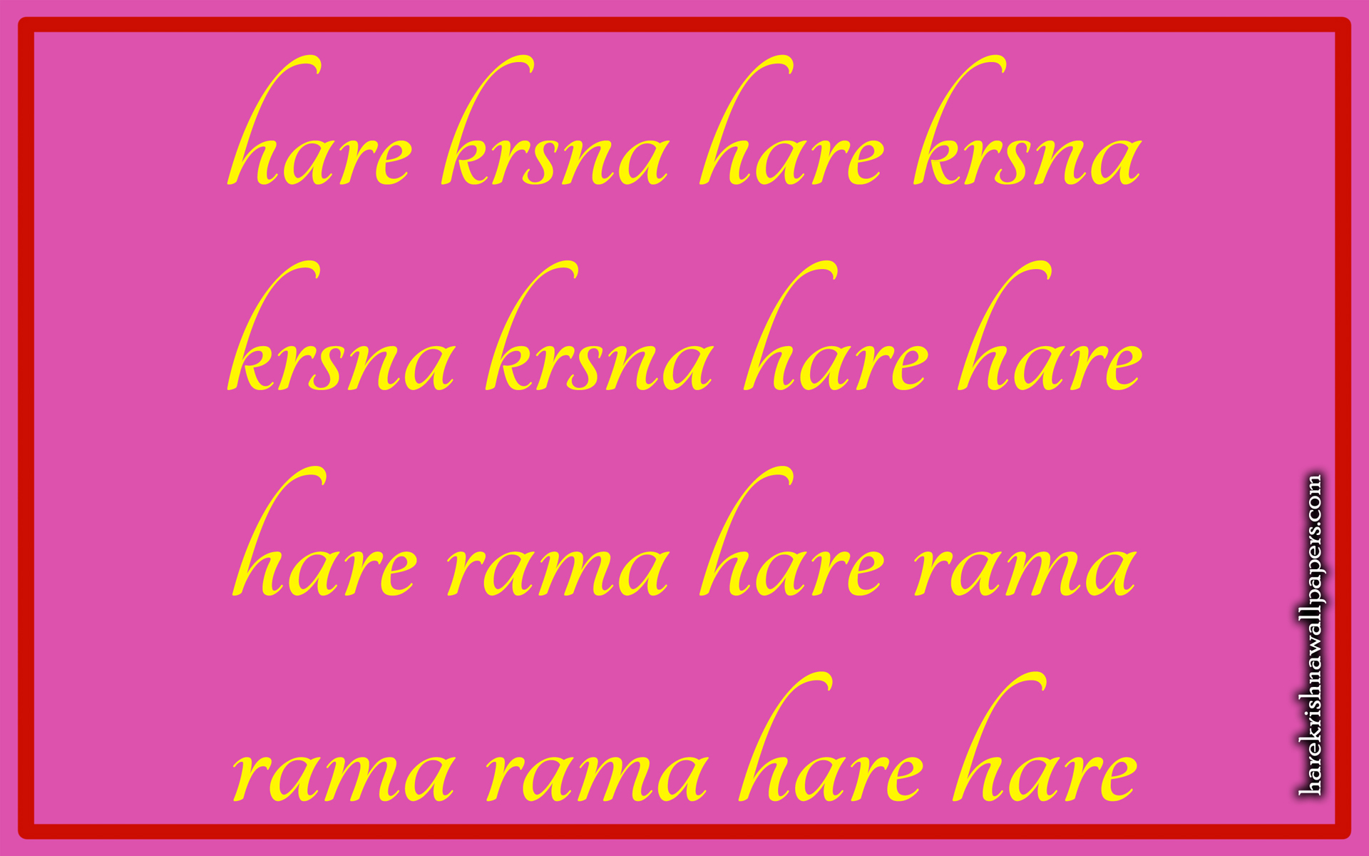 Chant Hare Krishna Mahamantra Wallpaper (016) Size 1920x1200 Download