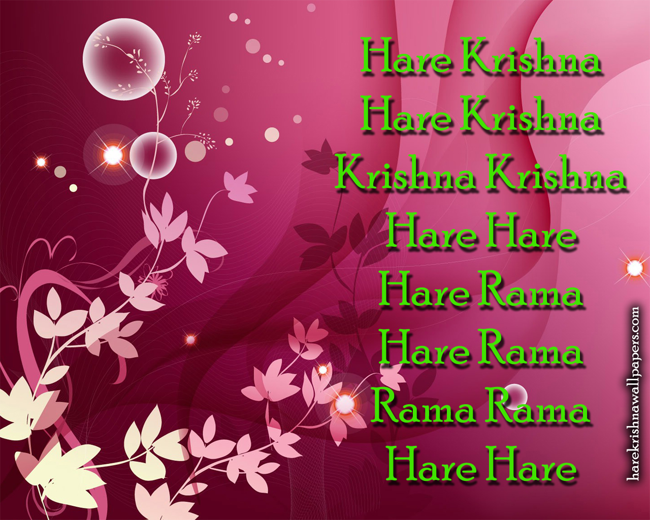 Chant Hare Krishna Mahamantra Wallpaper (017) Size 1280x1024 Download