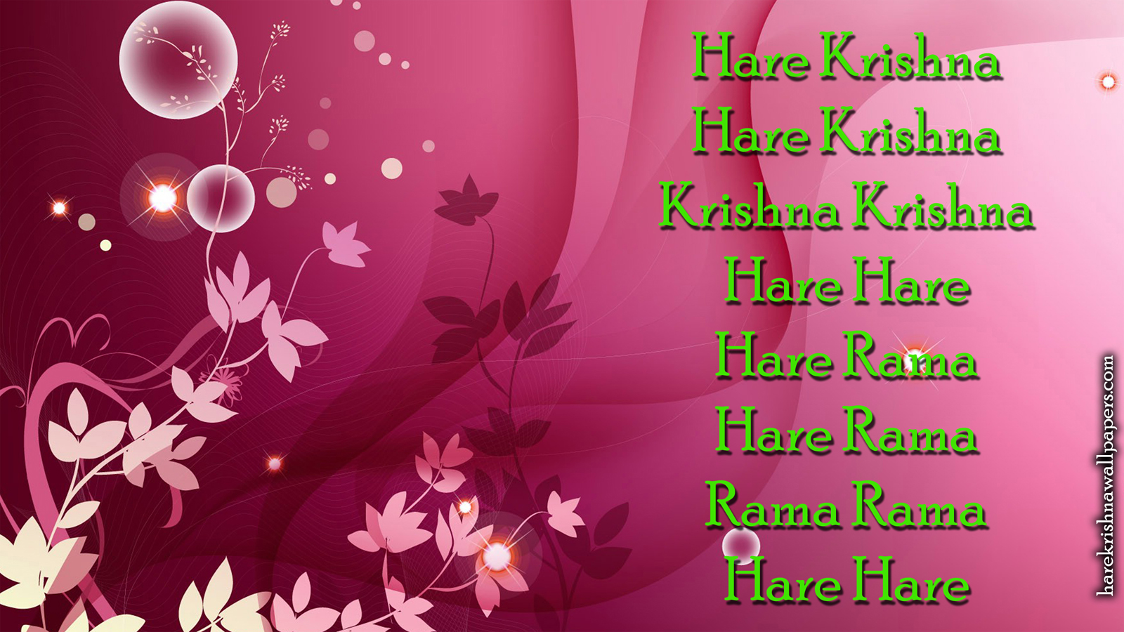 Chant Hare Krishna Mahamantra Wallpaper (017) Size 1600x900 Download
