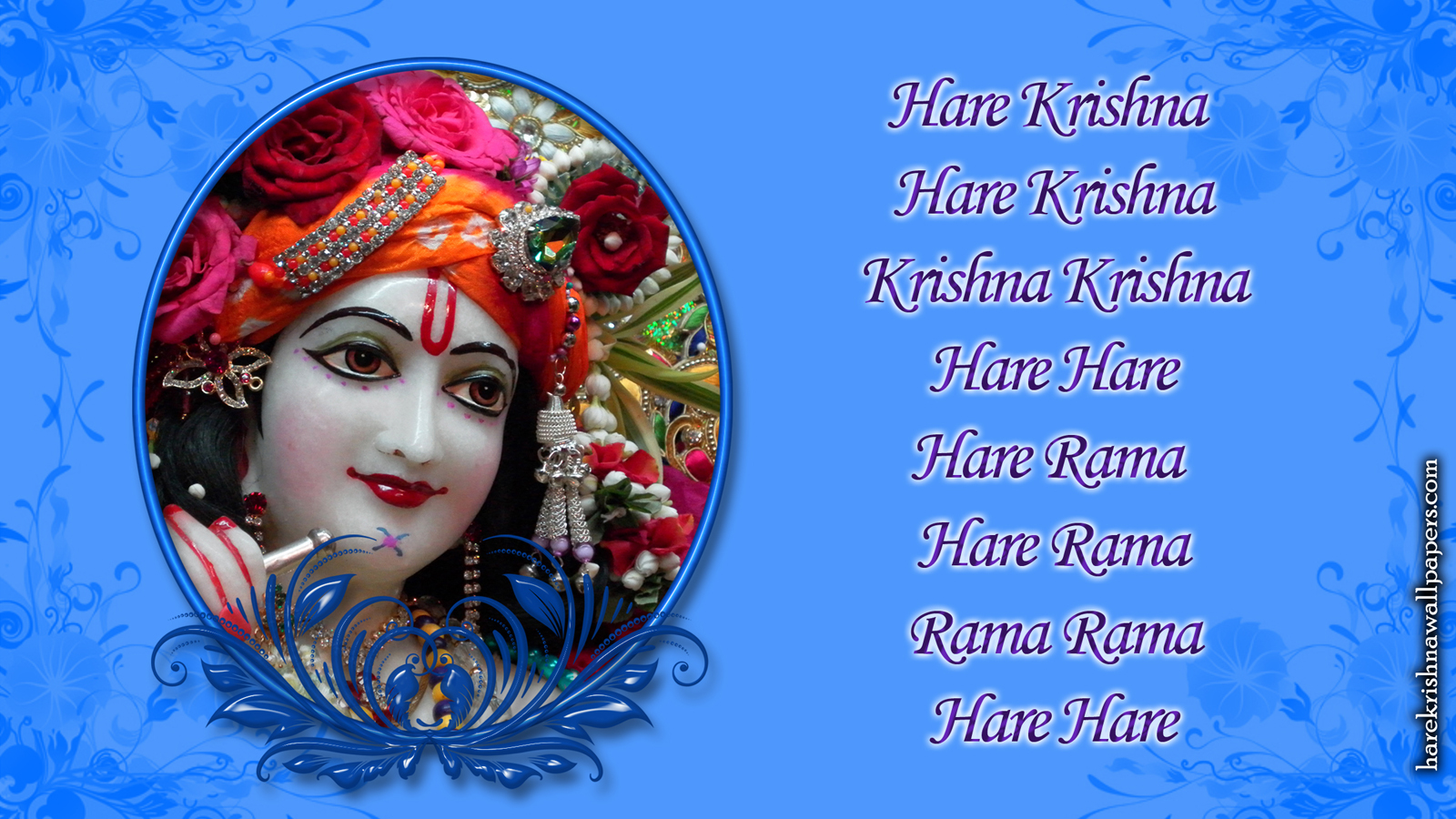 Chant Hare Krishna Mahamantra Wallpaper (019) Size 1600x900 Download