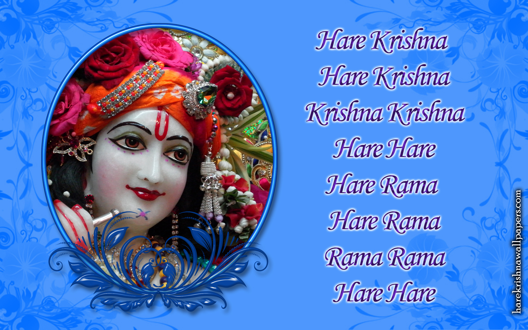 Chant Hare Krishna Mahamantra Wallpaper (019) Size 1680x1050 Download