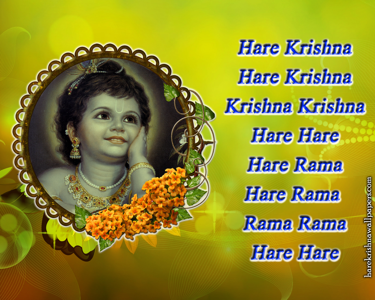 Chant Hare Krishna Mahamantra Wallpaper (020) Size 1280x1024 Download
