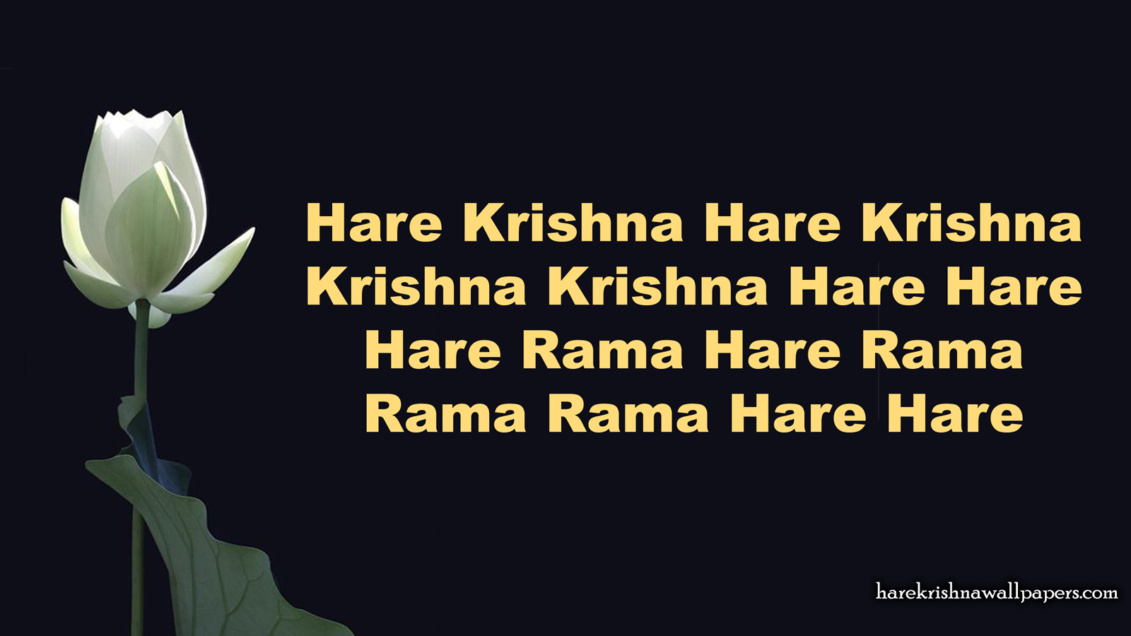 Chant Hare Krishna Mahamantra Wallpaper (025) Size 1600x900 Download
