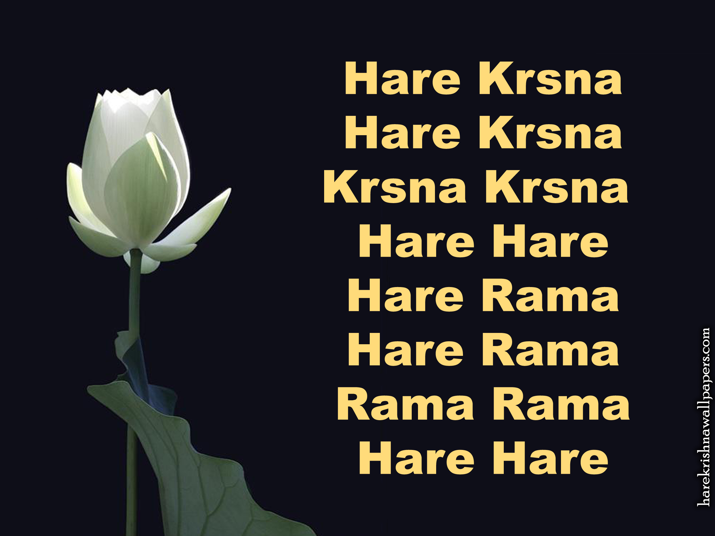 Chant Hare Krishna Mahamantra Wallpaper (025) Size 2400x1800 Download
