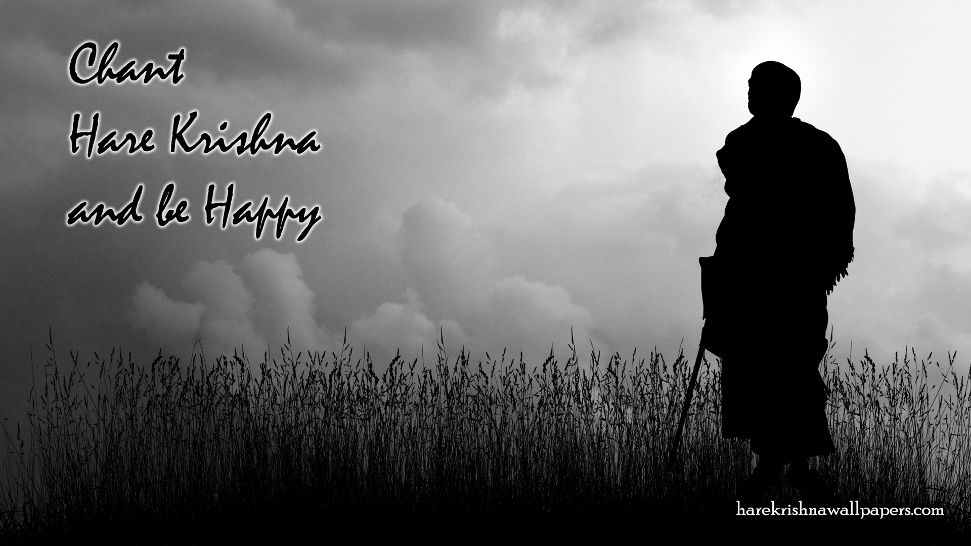 Chant Hare Krishna and be happy Wallpaper (001) Size 1920x1080 Download