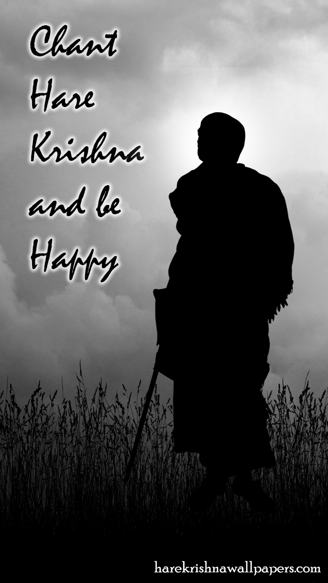 Chant Hare Krishna and be happy Wallpaper (001) Size 675x1200 Download