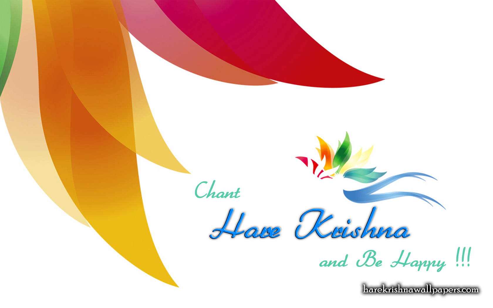Chant Hare Krishna and be happy Wallpaper (003) Size 1680x1050 Download