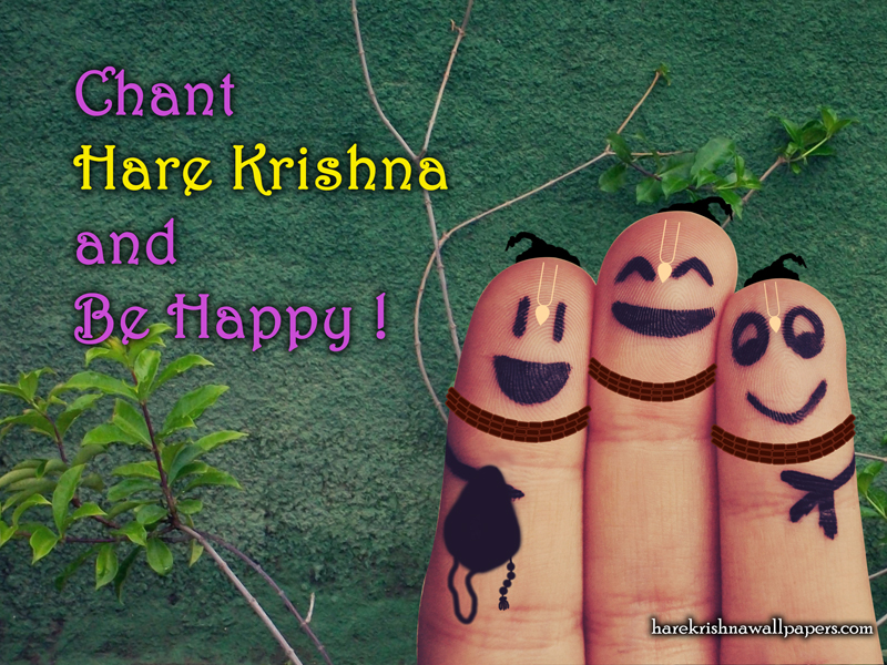 Chant Hare Krishna and be happy Wallpaper (004) Size 800x600 Download