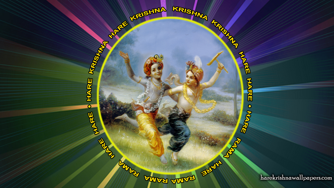 Chant Hare Krishna Mahamantra Wallpaper (001) Size1280x720 Download