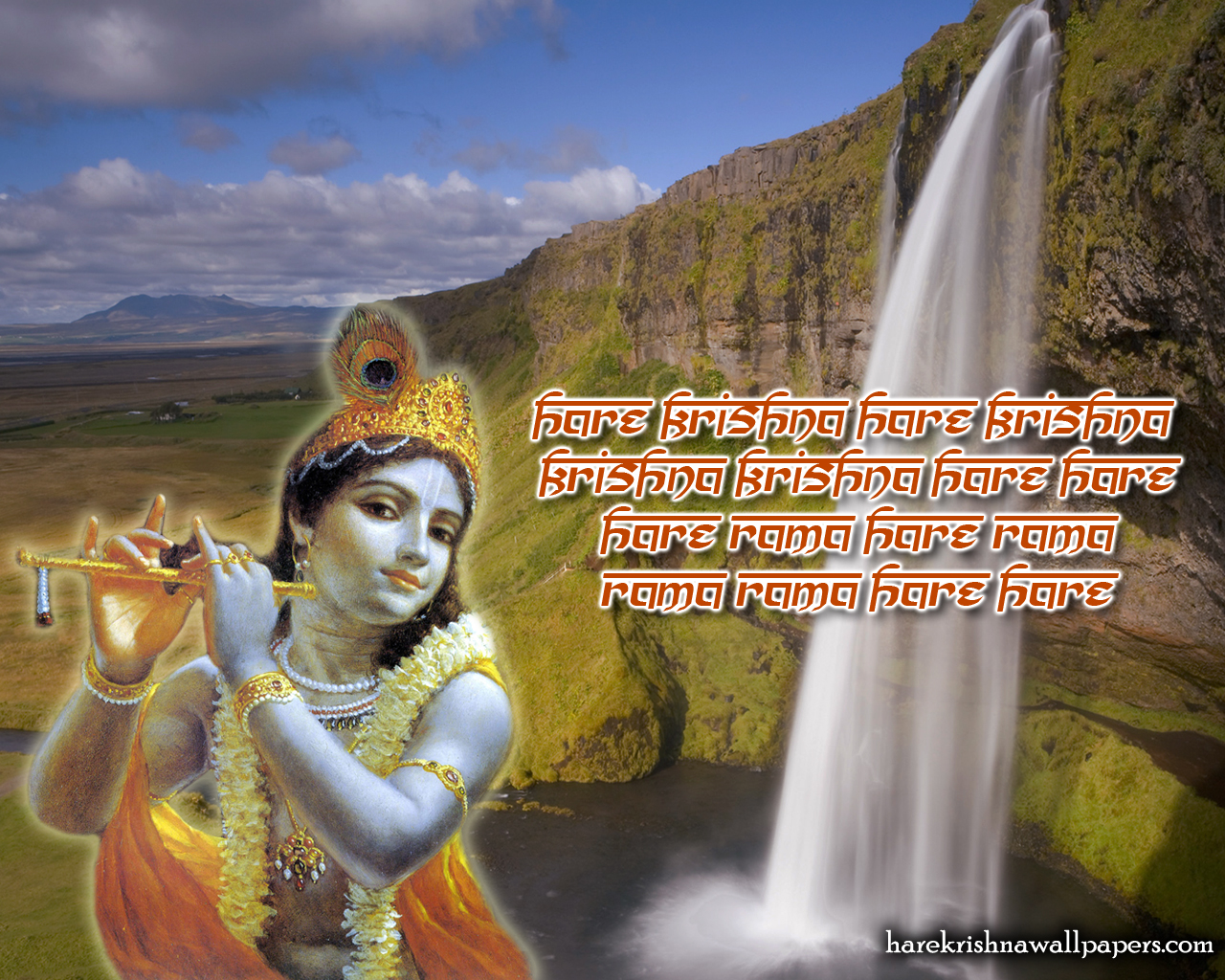 Chant Hare Krishna Mahamantra Wallpaper (002) Size 1280x800 Download