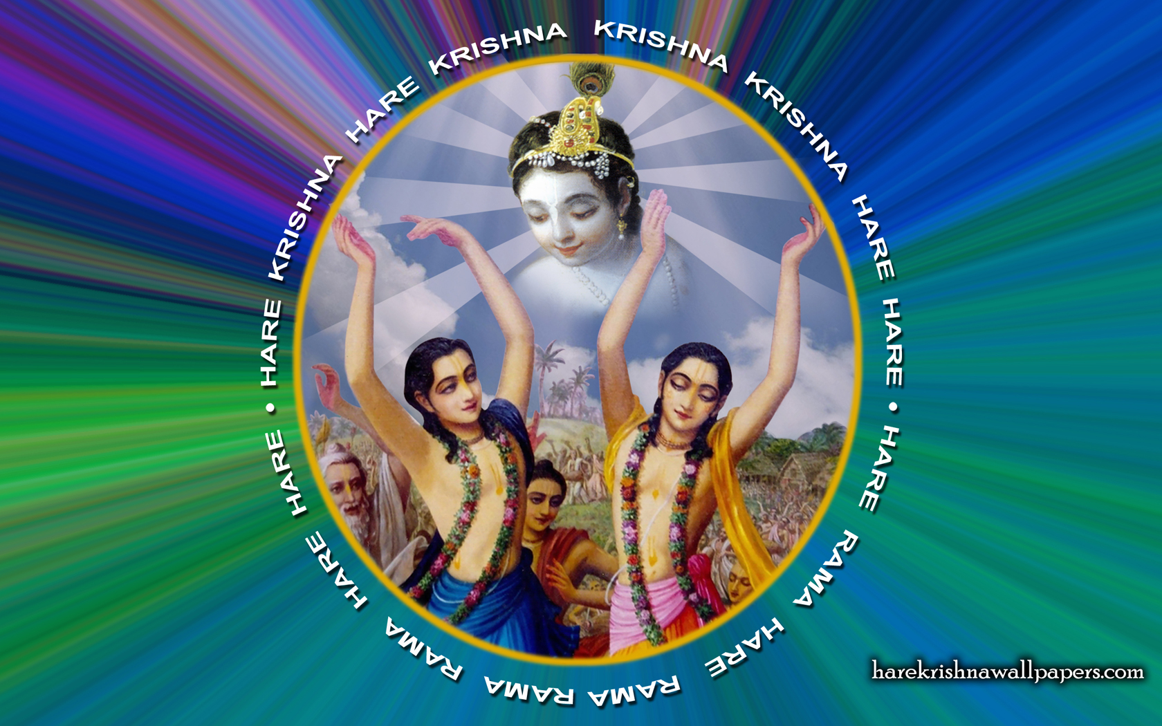 Chant Hare Krishna Mahamantra Wallpaper (003) Size 1680x1050 Download
