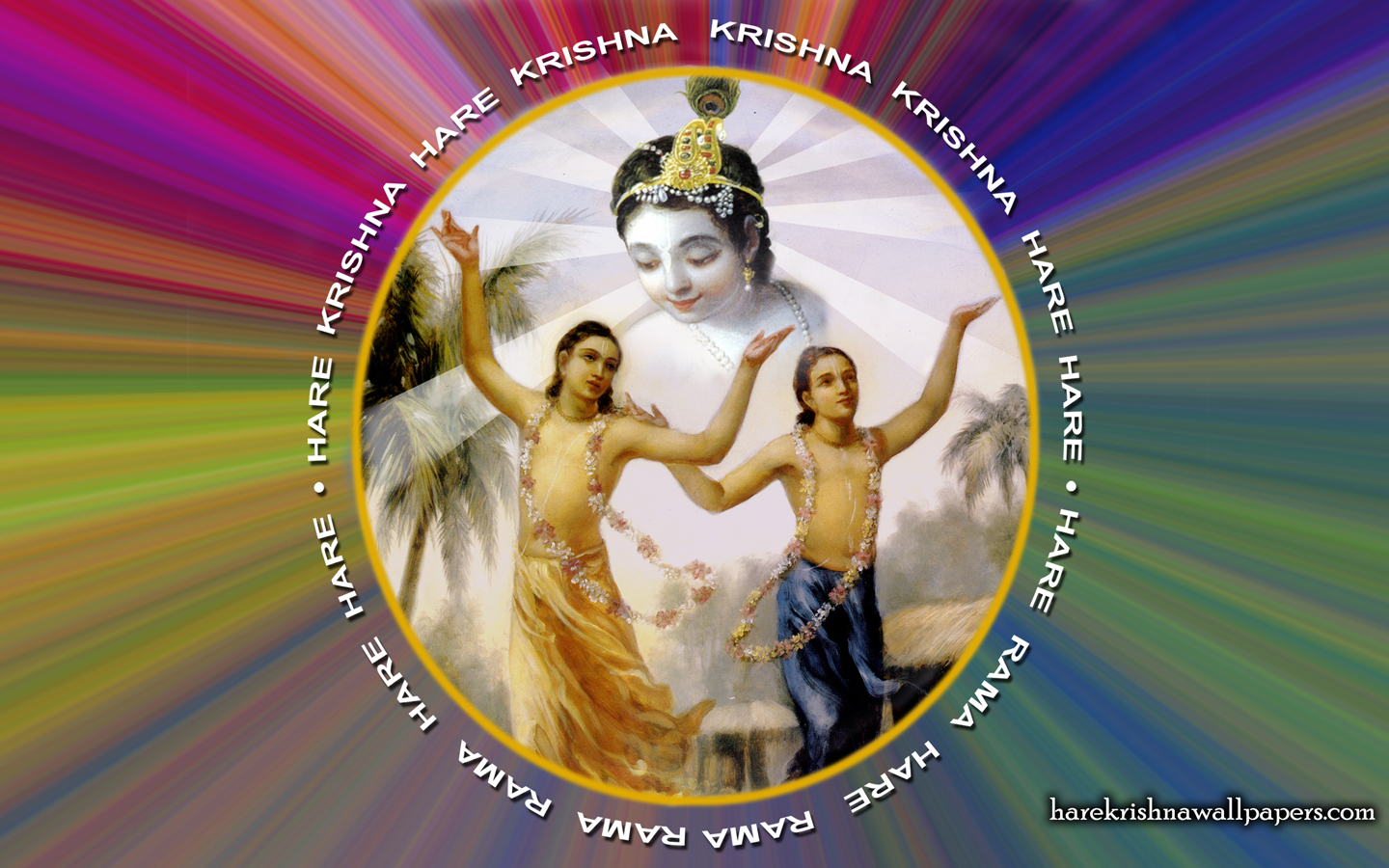 Chant Hare Krishna Mahamantra Wallpaper (004) Size 1440x900 Download