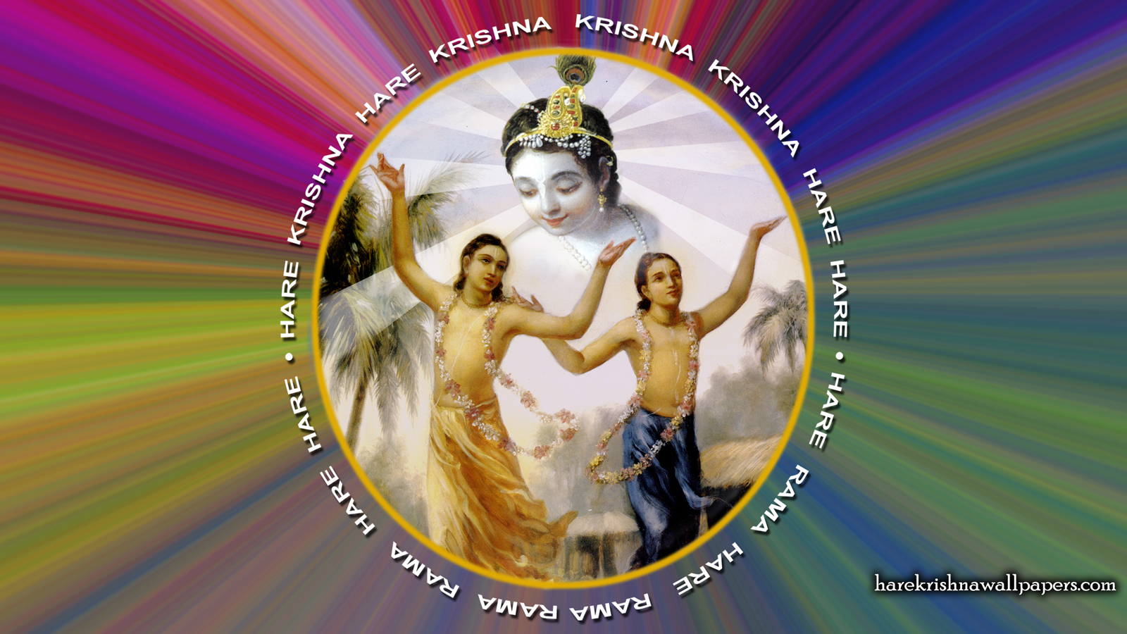Chant Hare Krishna Mahamantra Wallpaper (004) Size 1600x900 Download