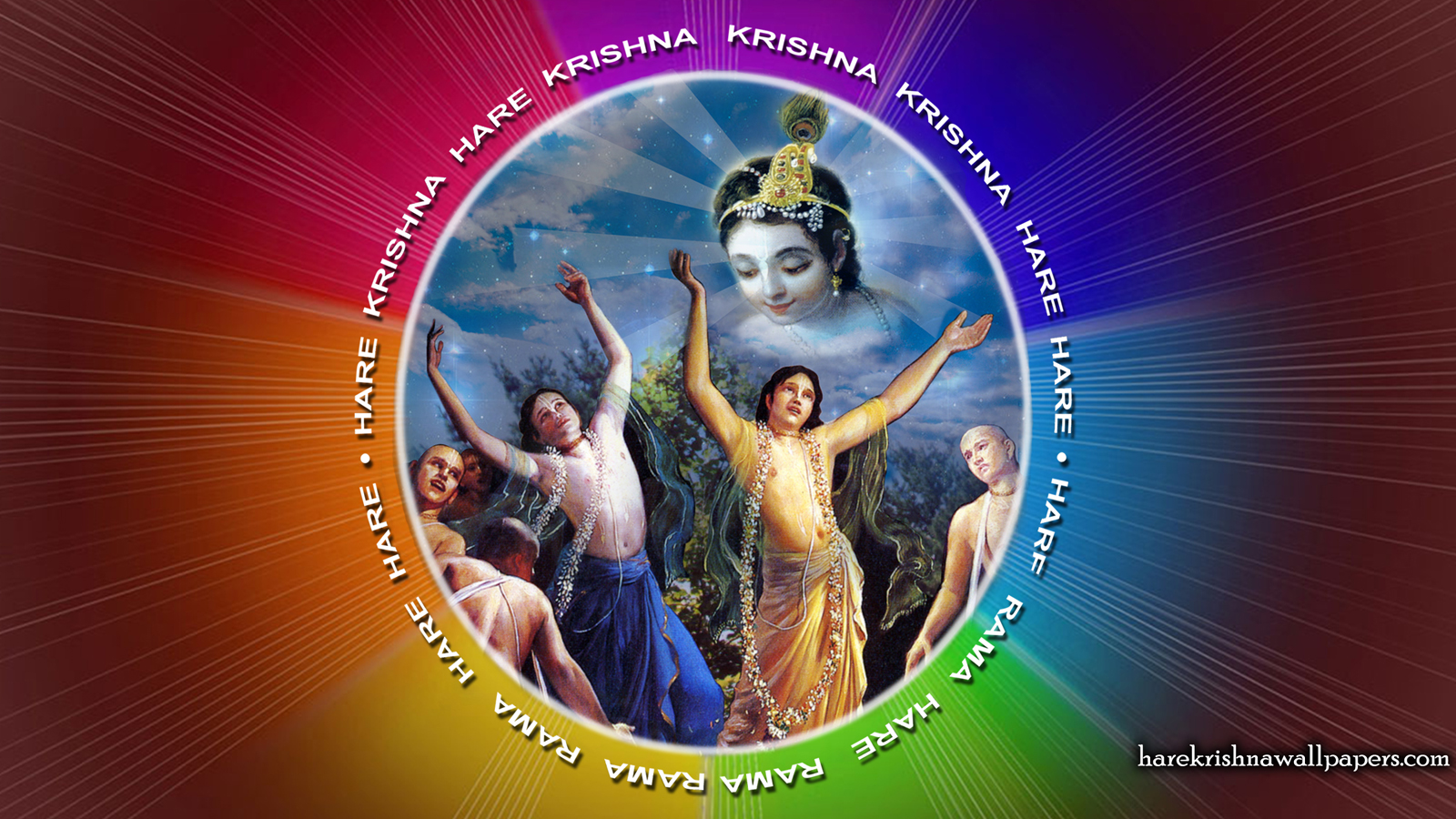 Chant Hare Krishna Mahamantra Wallpaper (005) Size 1600x900 Download