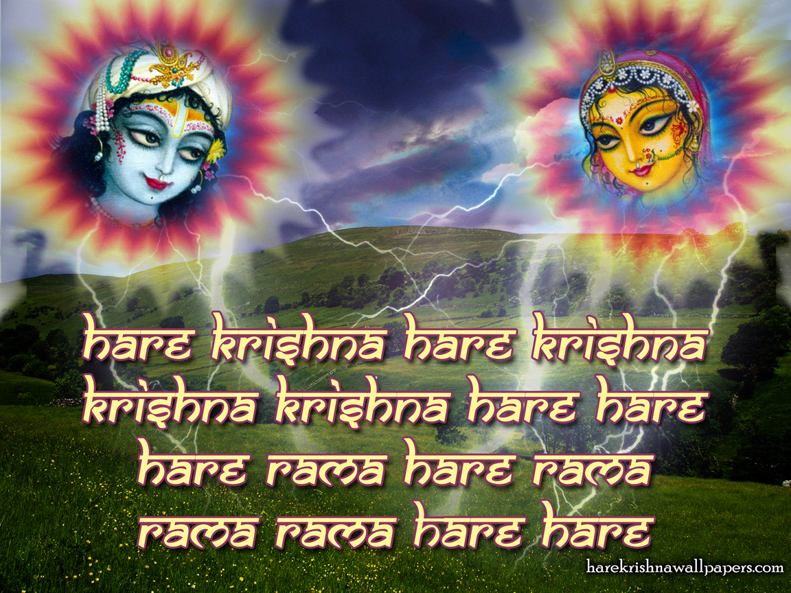 Chant Hare Krishna Mahamantra Wallpaper (006) Size 1152x864 Download