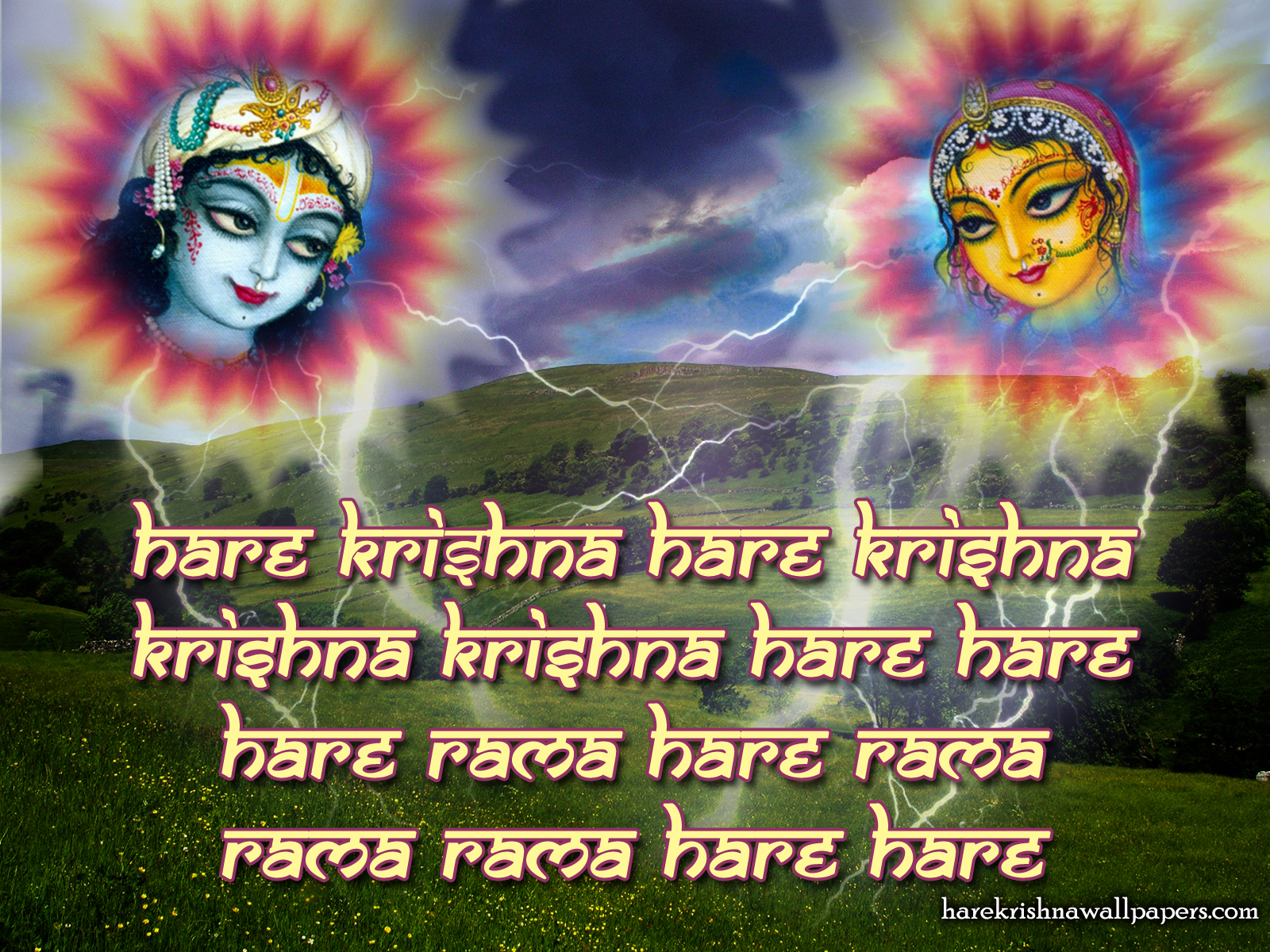 Chant Hare Krishna Mahamantra Wallpaper (006) Size1600x1200 Download