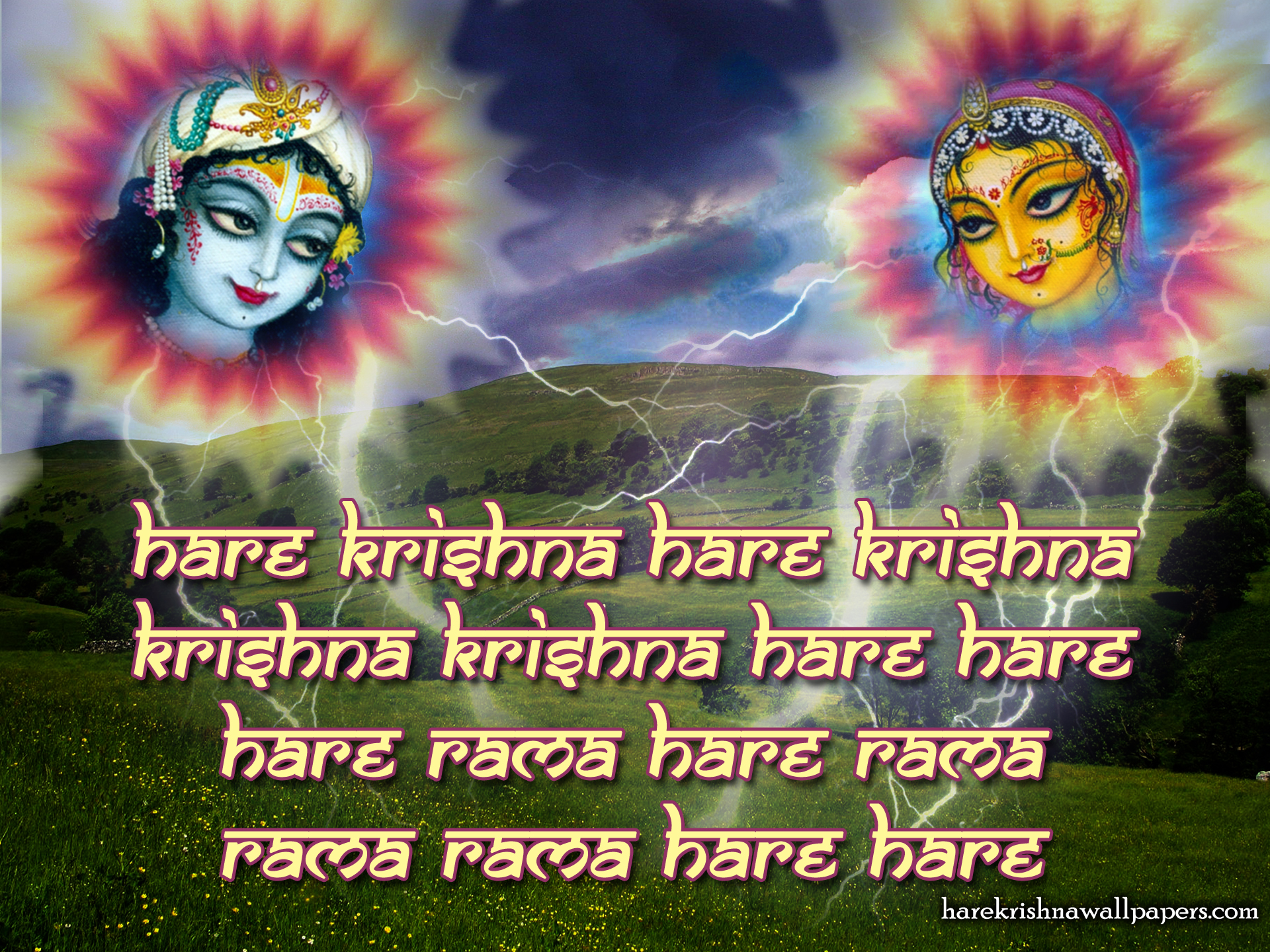 Chant Hare Krishna Mahamantra Wallpaper (006) Size 1920x1440 Download