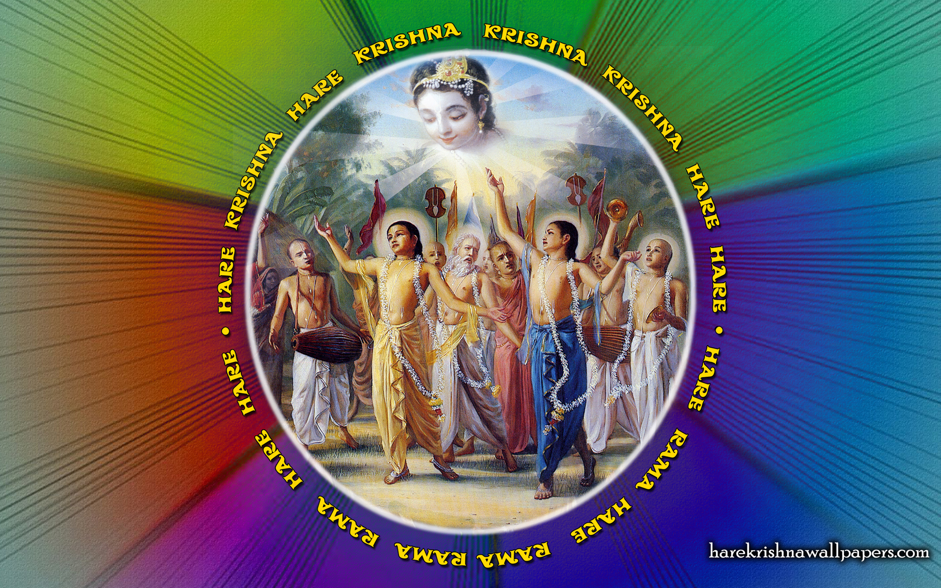 Chant Hare Krishna Mahamantra Wallpaper (008) Size 1920x1200 Download