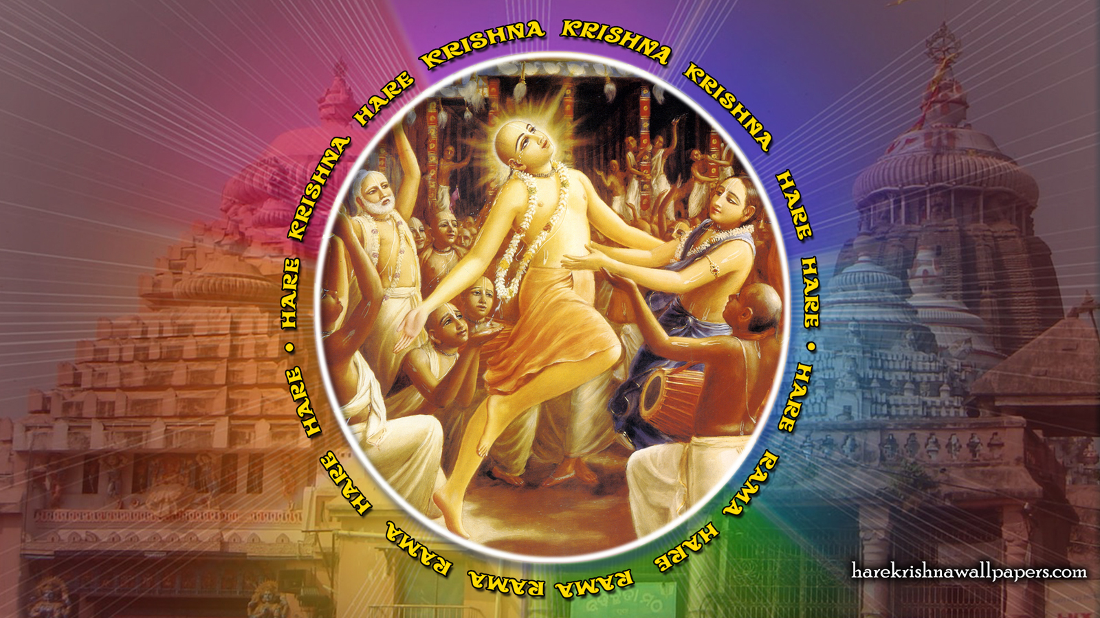 Chant Hare Krishna Mahamantra Wallpaper (009) Size 1600x900 Download