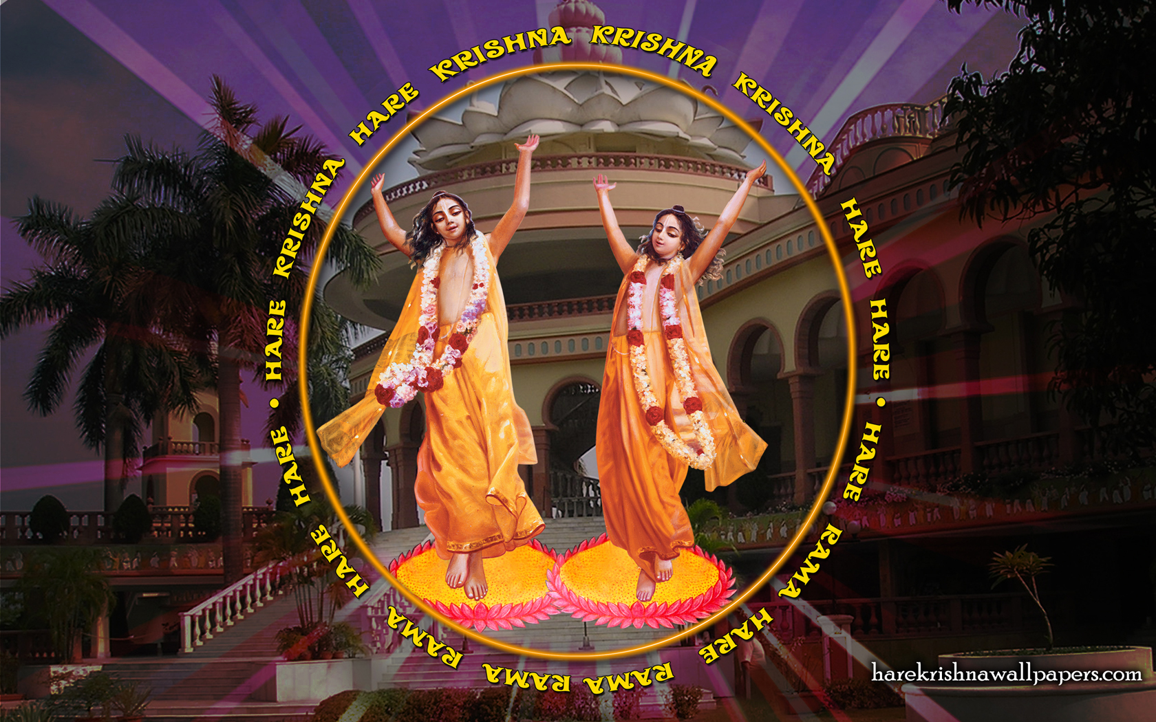 Chant Hare Krishna Mahamantra Wallpaper (010) Size 1680x1050 Download