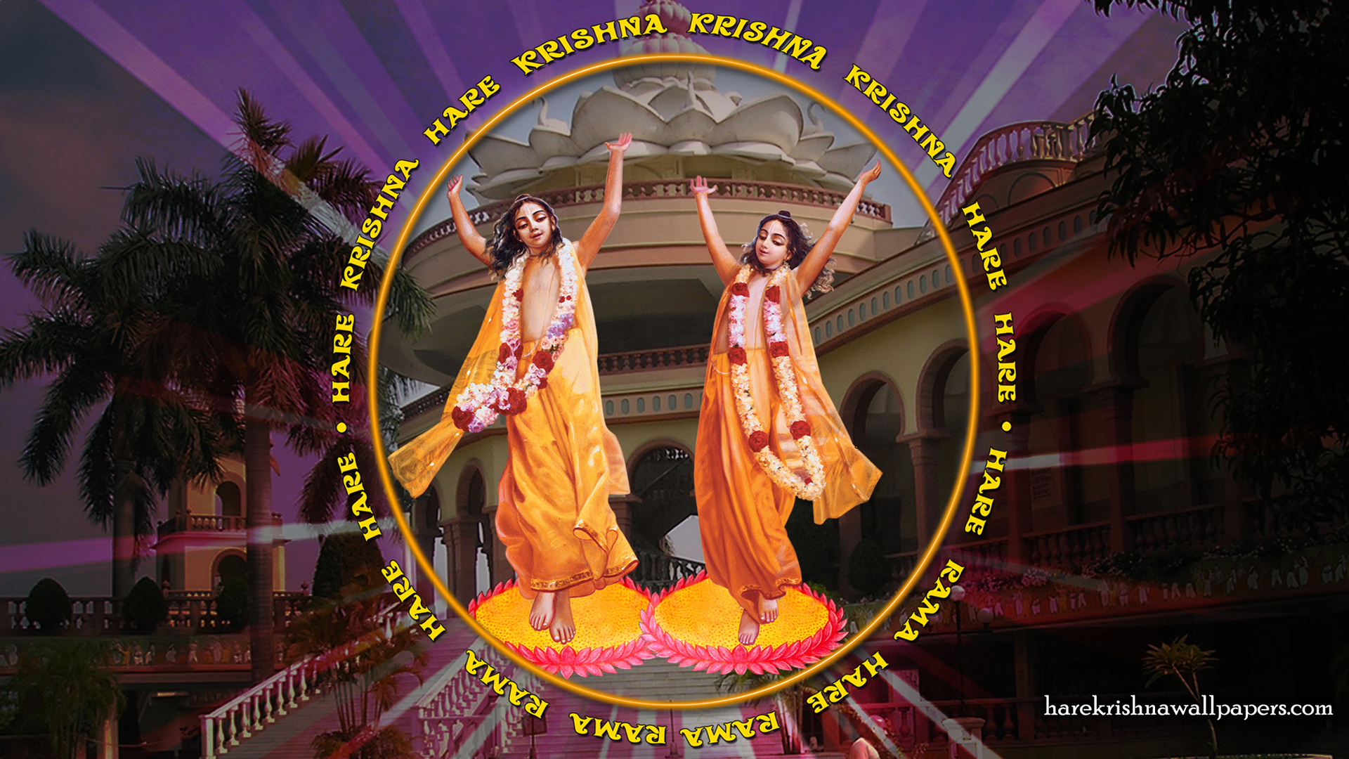Chant Hare Krishna Mahamantra Wallpaper (010) Size 1920x1080 Download