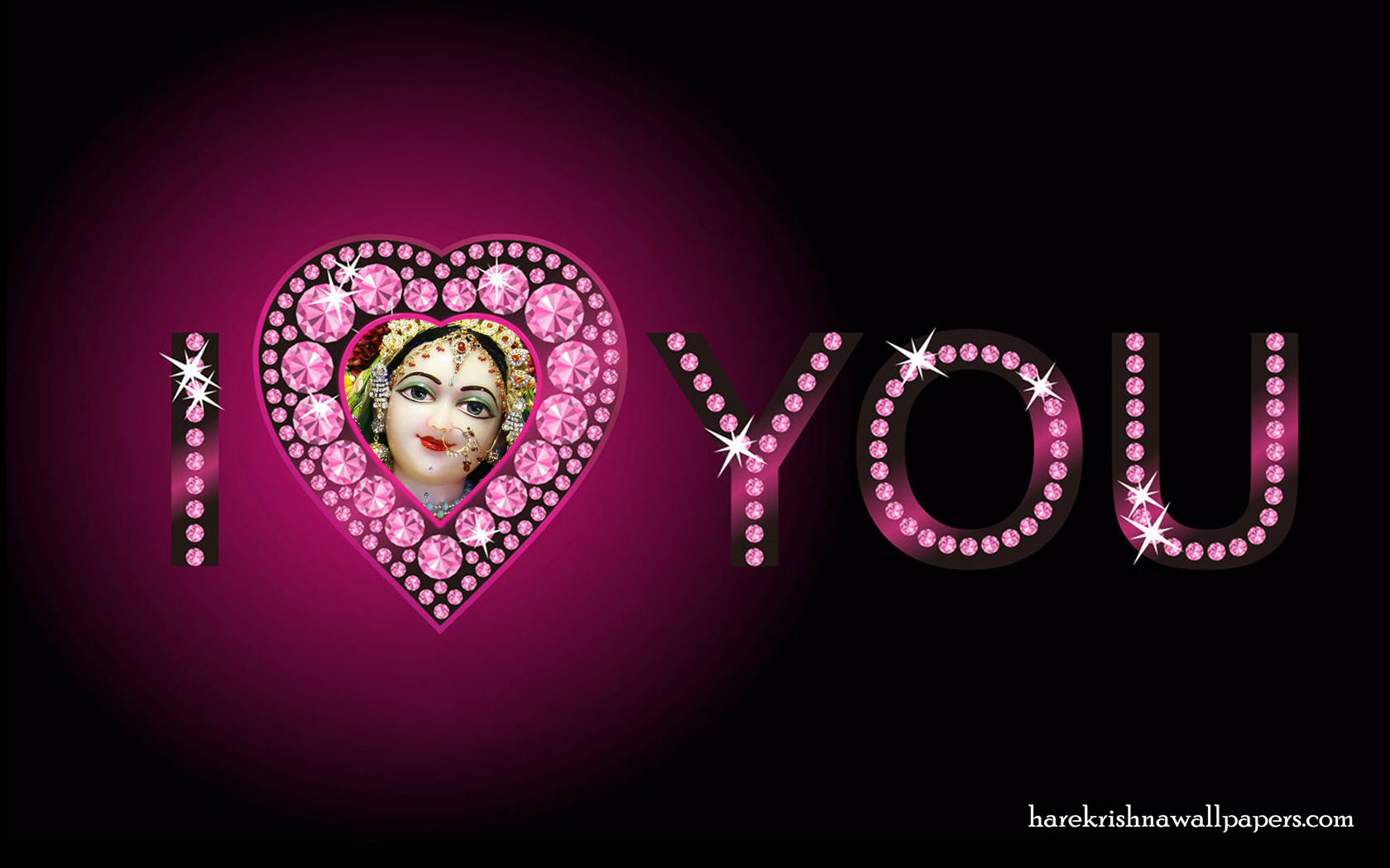 I Love You Radharani Wallpaper (015) Size 1680x1050 Download