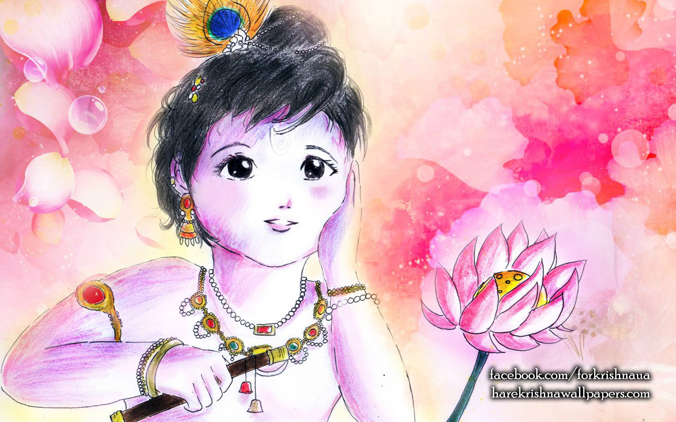 Krishna Wallpaper (003) Size 2560x1600 Download