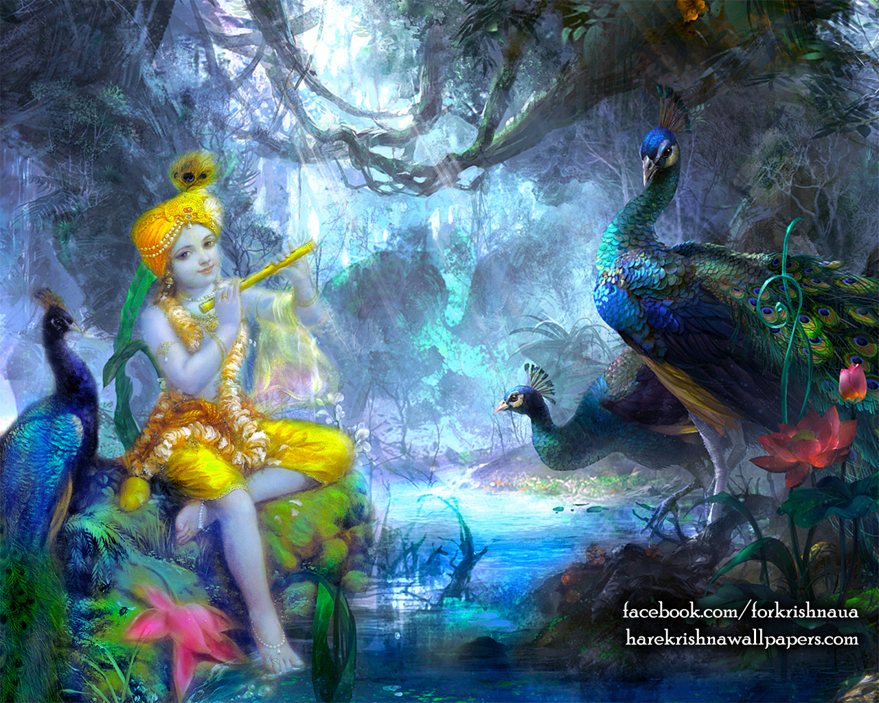 Krishna Wallpaper (009) Size 1280x1024 Download