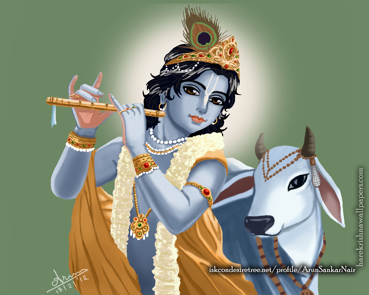 Krishna Wallpaper (018) Size 1280x1024 Download